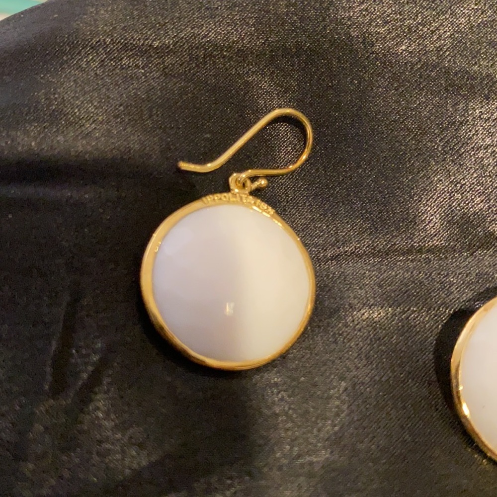💥2xHP💥 SOLD IPPOLITA LOLLIPOP 18K GOLD QUARTZ EARRINGS - Picture 11 of 16